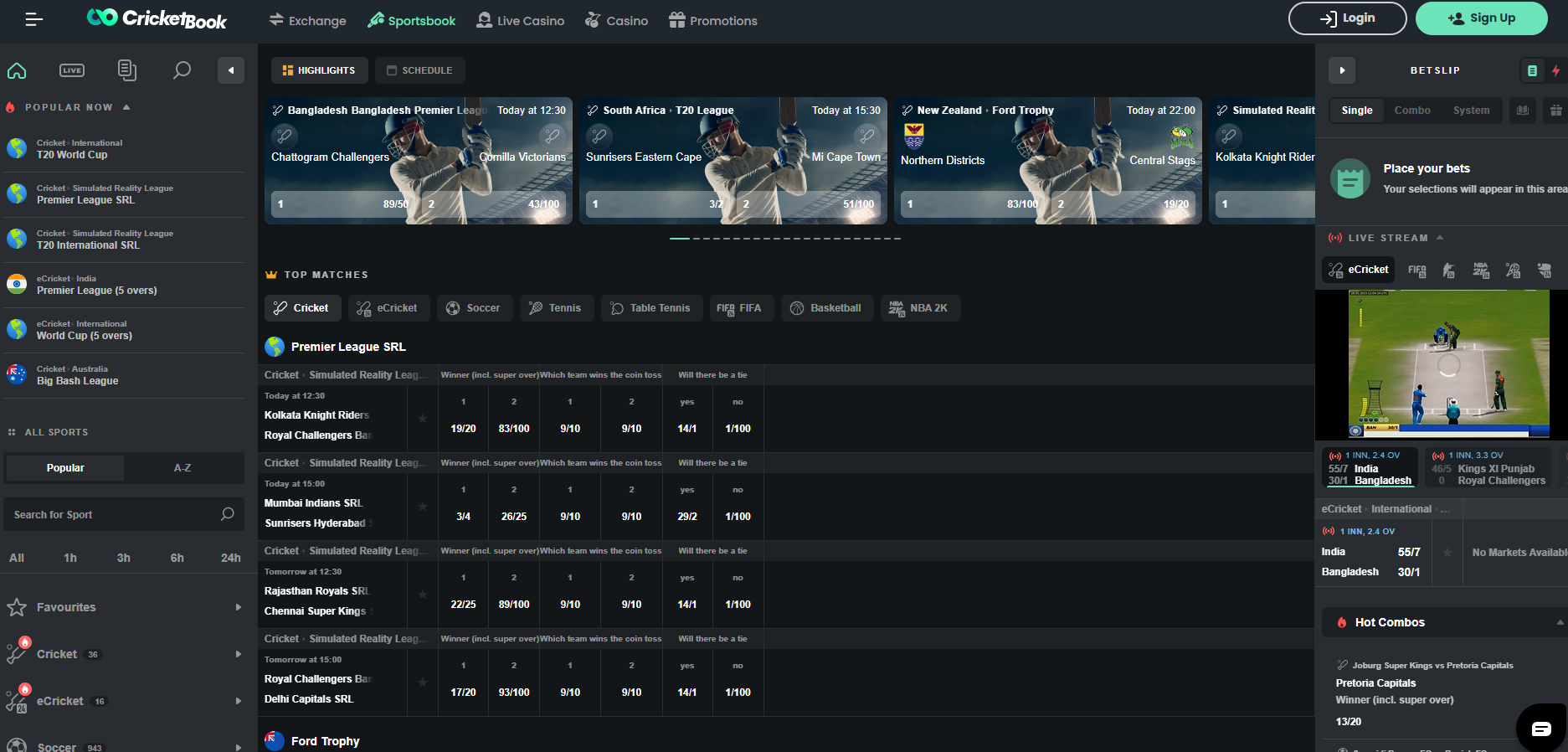 CricketBook Sportsbook